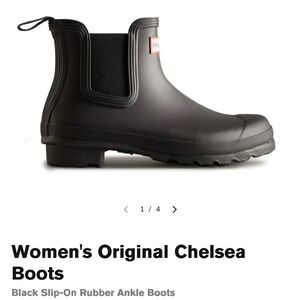 Hunter Women's Chelsea Ankle Boots - Black